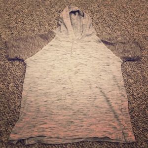 Boys size Large short sleeve comfy hoodie